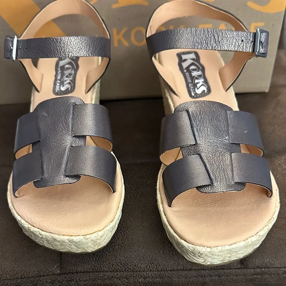 Kork-Ease Women's Navy Espadrille Sandals